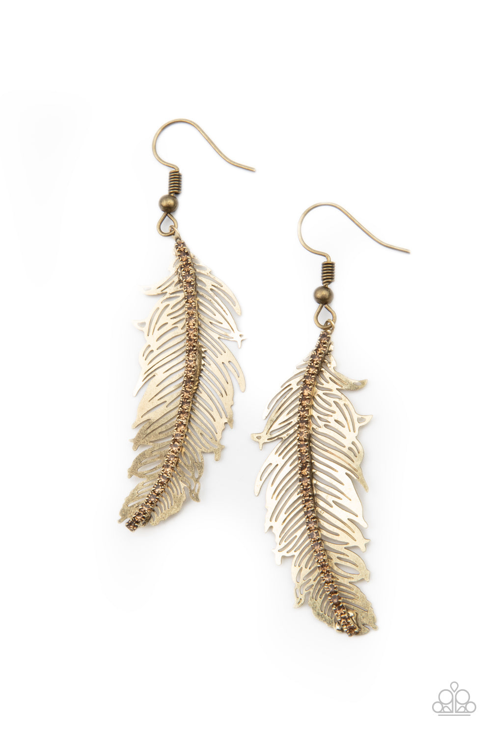 Fearless Flock Brass Earring