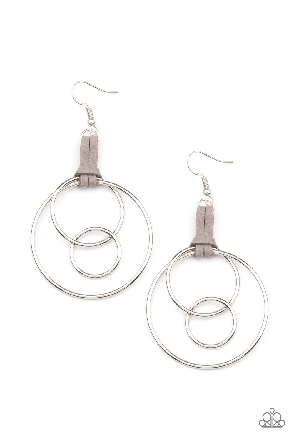 Fearless Fusion Earring (Brown, Silver)