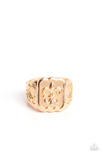 Fiercely Fleur-De-Lis Gold Ring