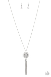 Fine Florals Silver Necklace