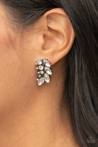 Flawless Fronds Earring (Blue, White)
