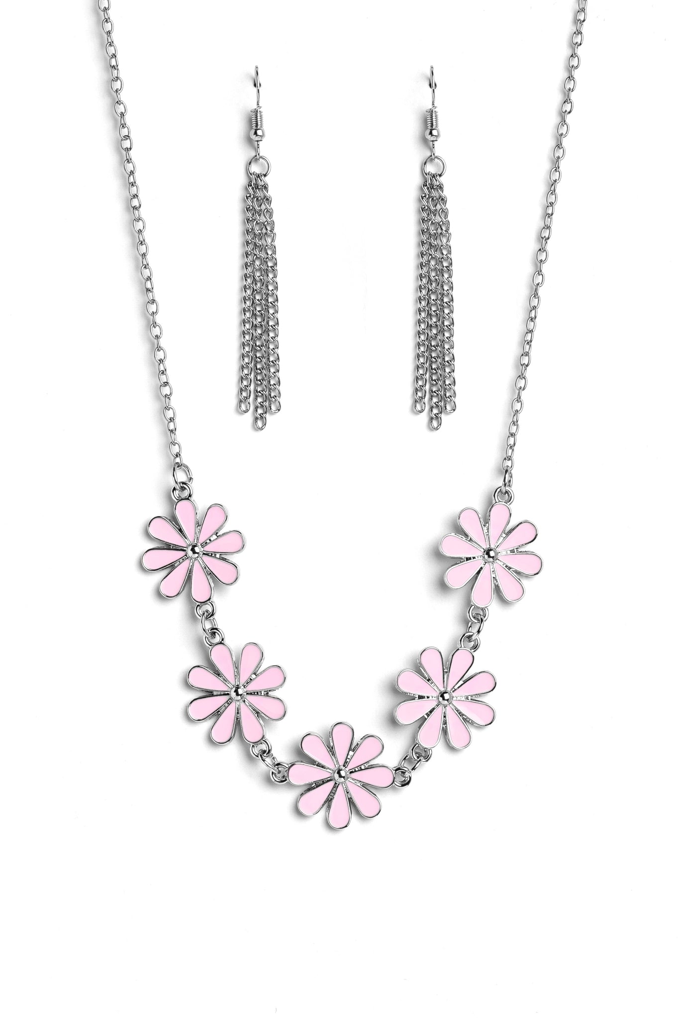 Flora Fantasy Necklace (Pink, Blue)