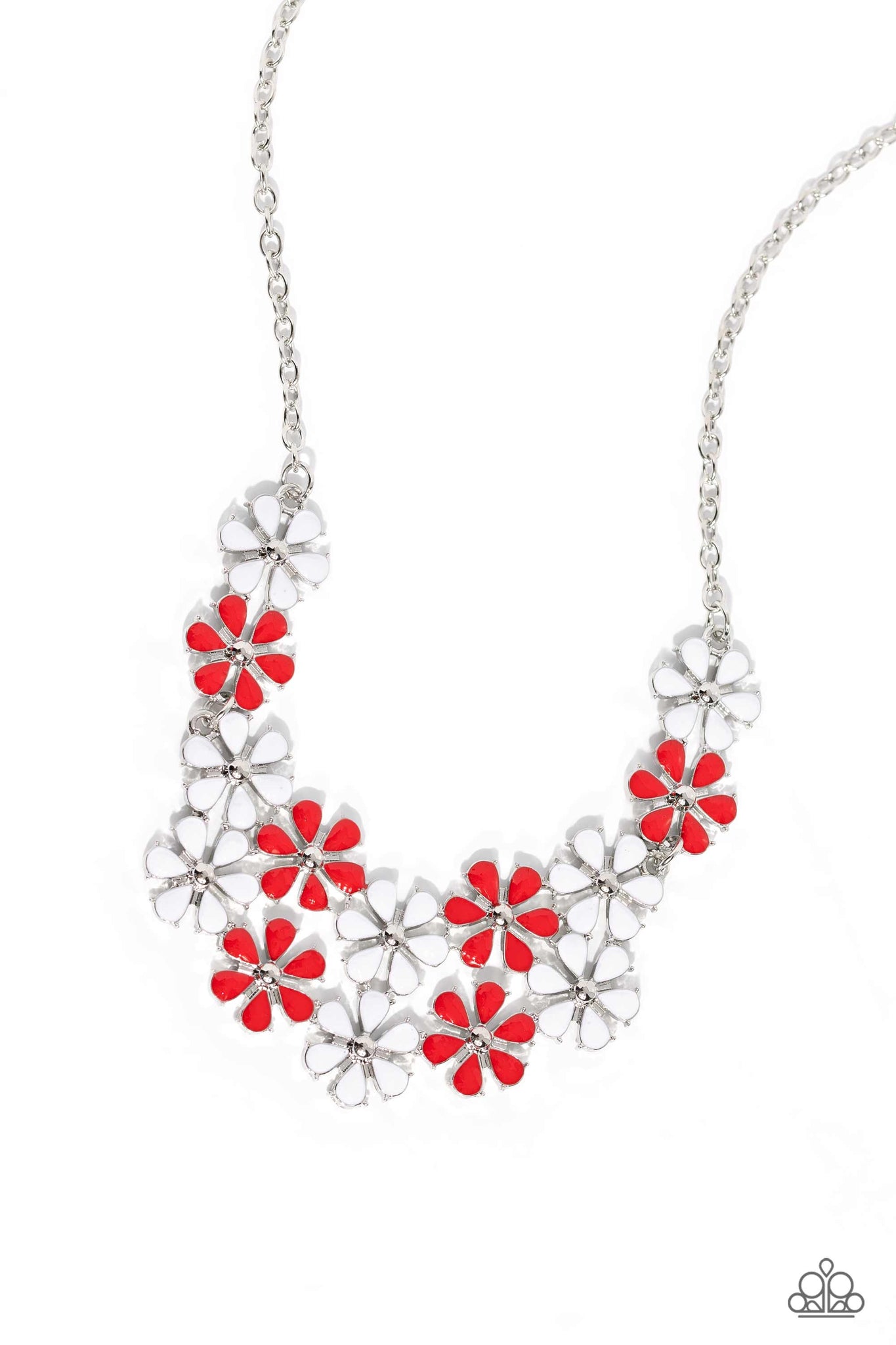 Floral Fever Necklace (Pink, Multi, Red)