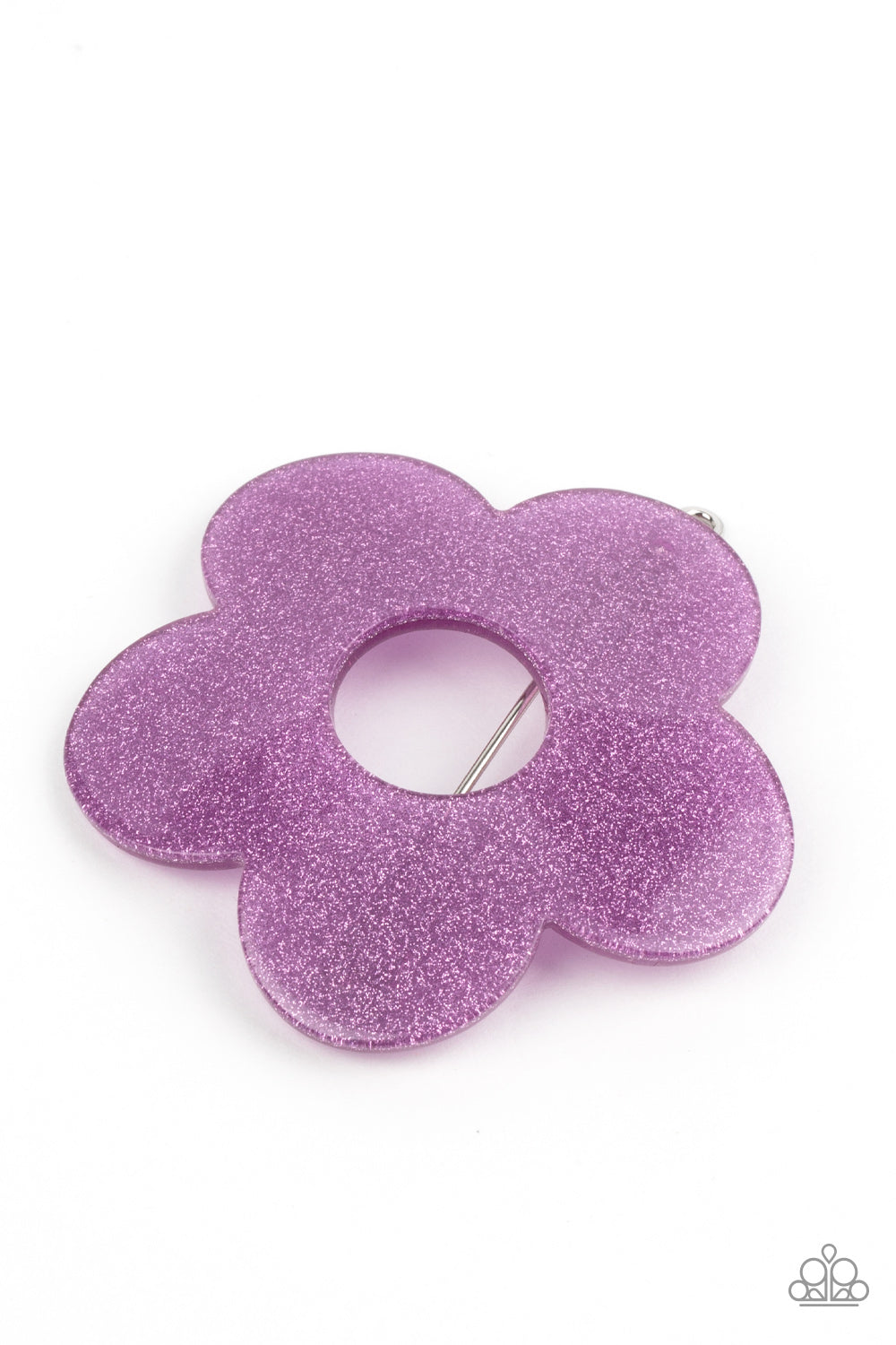 Flower Child Garden Hair Clip (Pink, Purple)