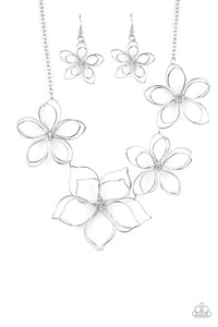 Flower Garden Fashionista Necklace (Gold, Silver, Copper)