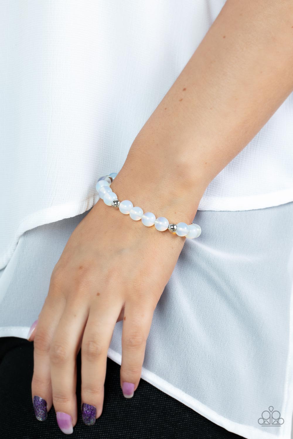 Forever and a DAYDREAM Bracelet (White, Silver, Blue)