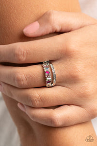 Fractal Fascination Ring (Pink, Rose Gold)