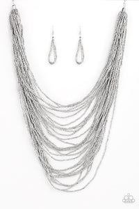 Dauntless Dazzle Silver Necklace