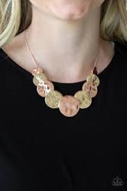 A Daring DISCovery Copper Necklace