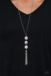 GLOW Me The Money! Pink Necklace