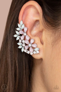 Garden Party Powerhouse Earring (Pink, Blue)