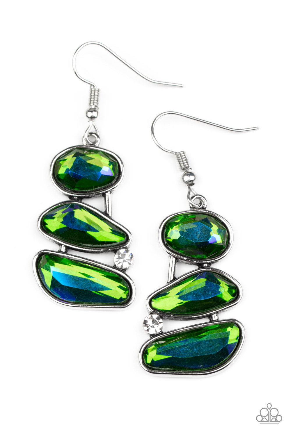 Gem Galaxy Earring (Green, Blue, Purple)