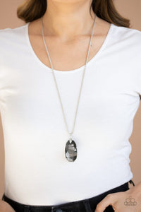 Gemstone Grandeur Silver Necklace