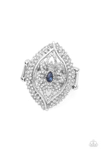Glammed Up Gardens Blue Ring