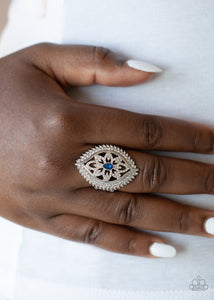 Glammed Up Gardens Blue Ring