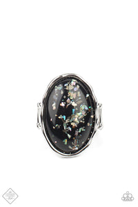 Glittery With Envy Ring (Green, Black, Purple)