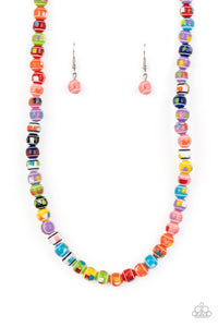 Gobstopper Glamour Necklace (Multi, Yellow)