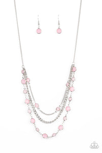 Goddess Getaway Necklace (Pink, Blue, White)