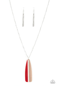 Grab a Paddle Red Necklace