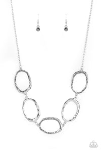 Gritty Go-Getter Silver Necklace