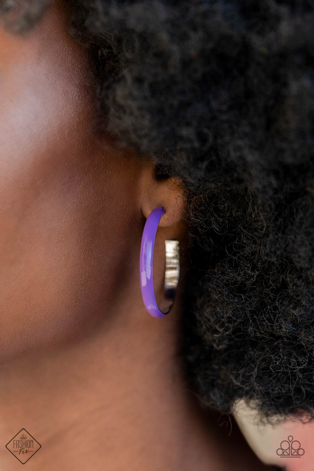 Groovy Glissando Purple Earring