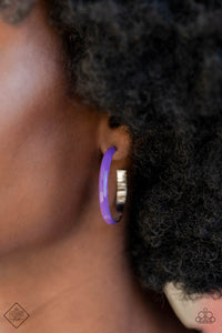 Groovy Glissando Purple Earring