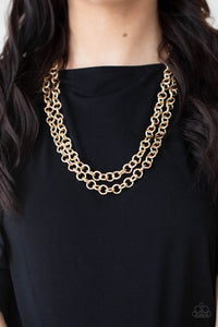 Grunge Goals Necklace (Gold, Copper, Black)