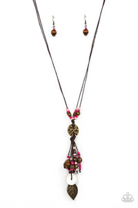 Knotted Keepsake Necklace (Pink, Purple)