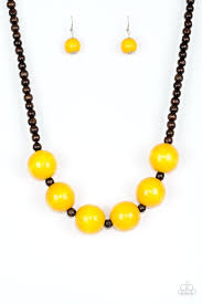 Oh My Miami Yellow Necklace