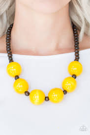 Oh My Miami Yellow Necklace