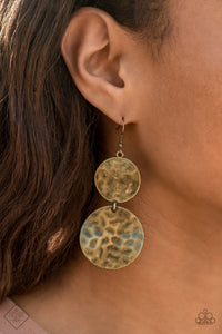 HARDWARE-Headed Brass Earring