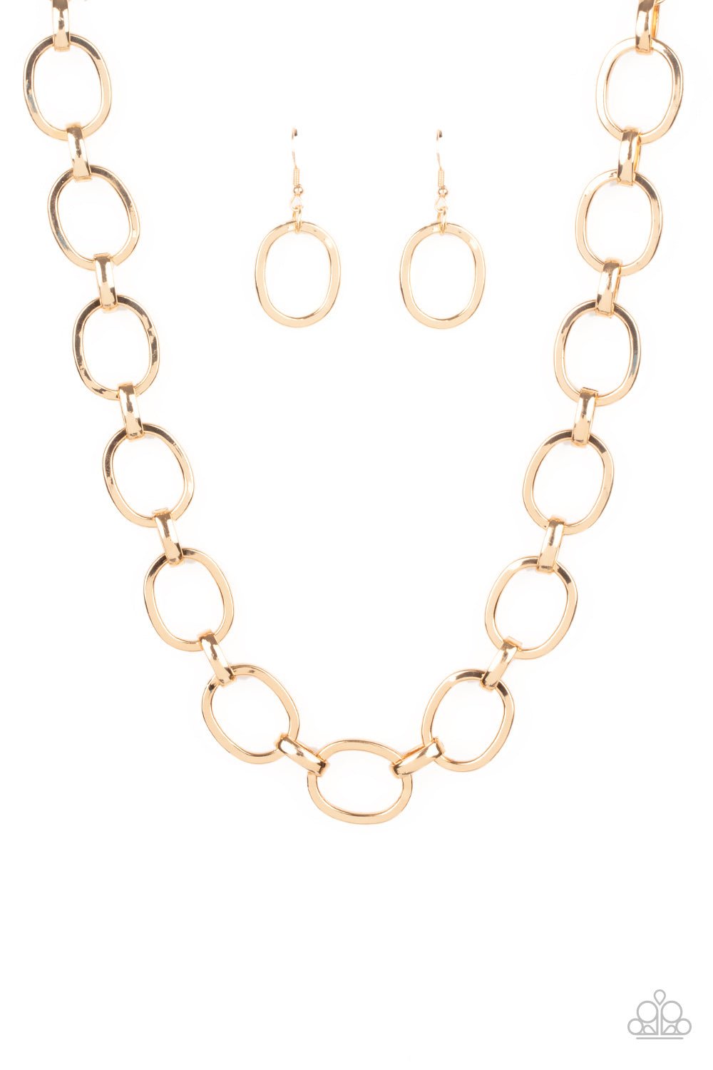 HAUTE-ly Contested Necklace (Gold, Black)