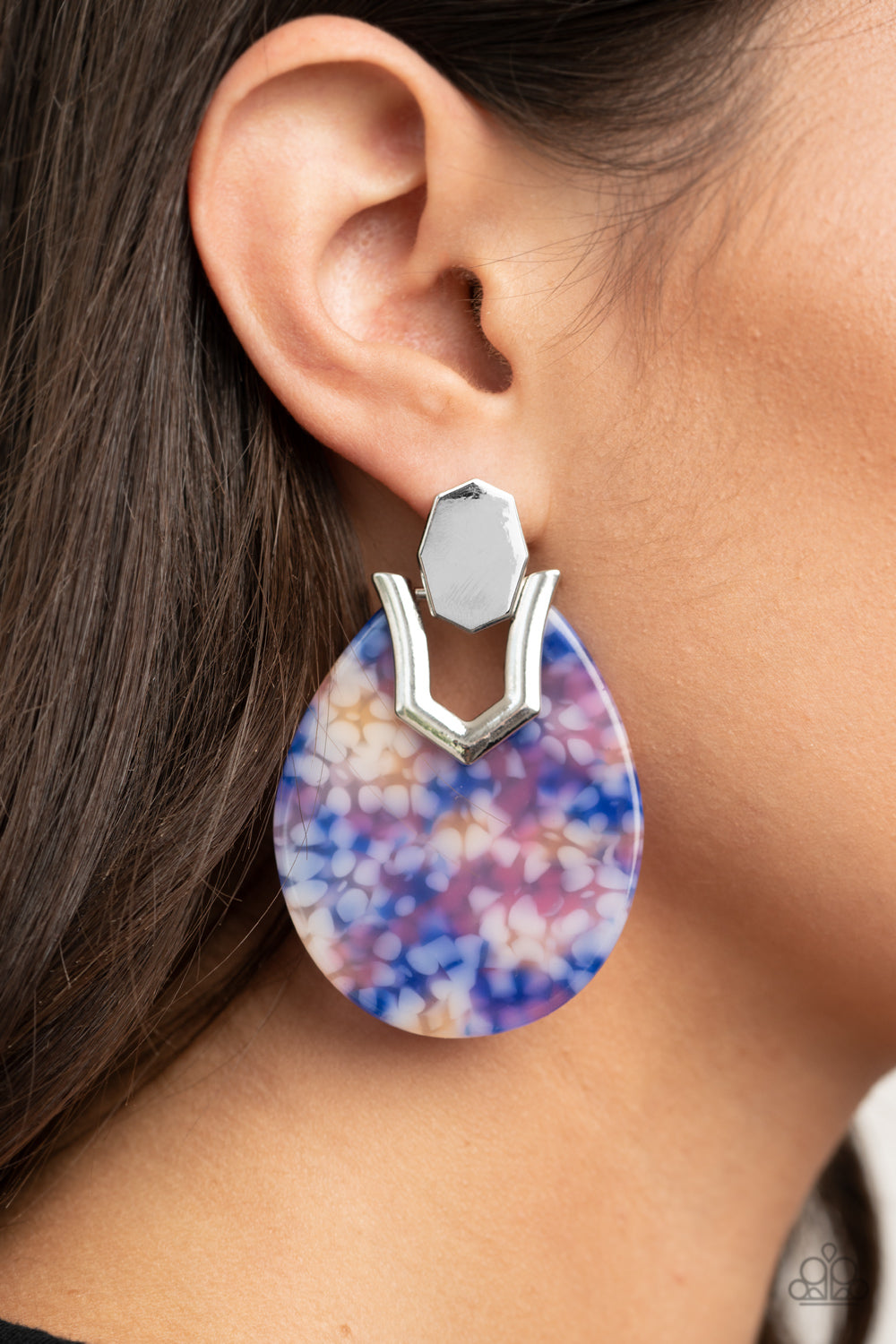 HAUTE Flash Blue Earring