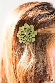 Valley Girl Green Hair Clip