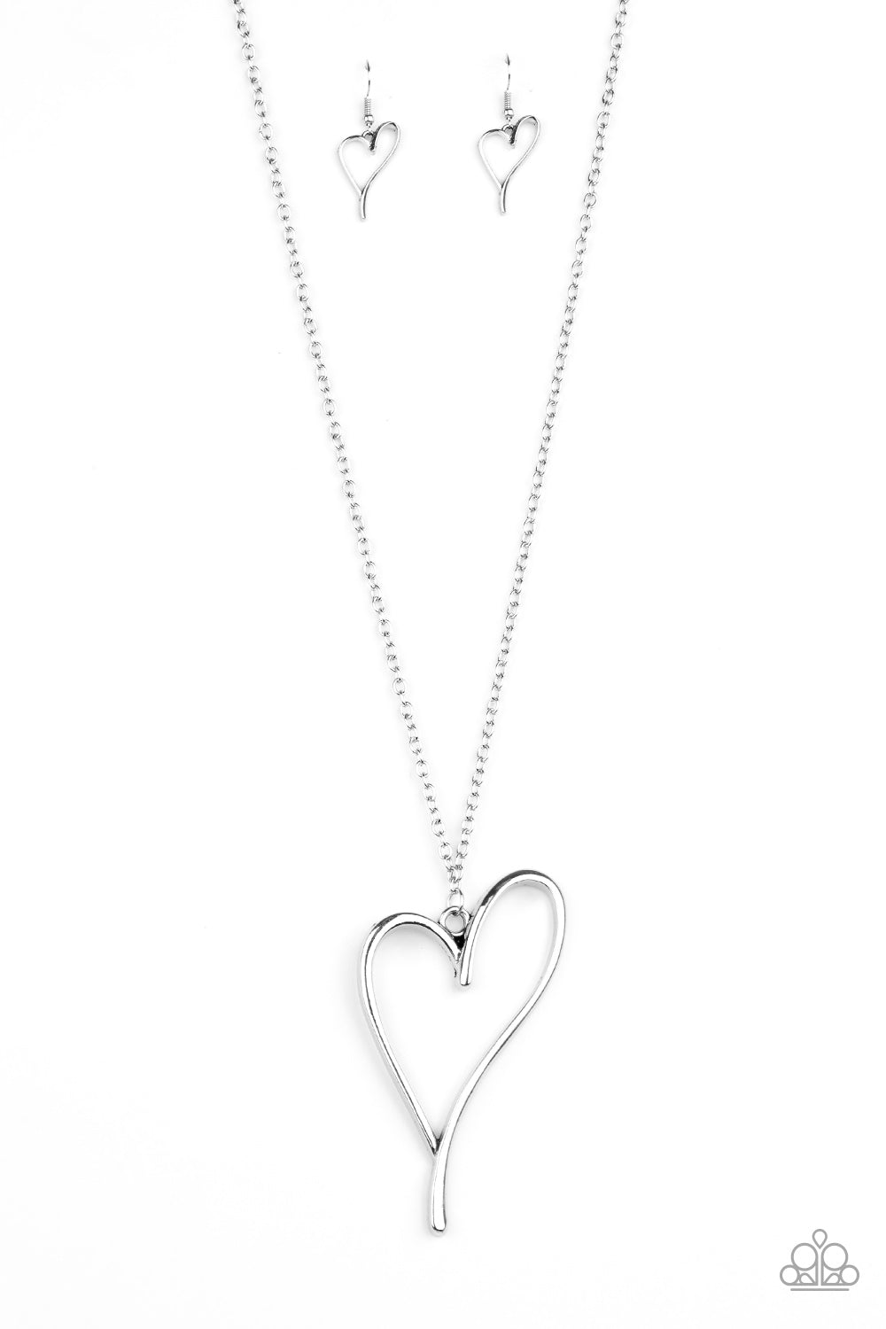 HEARTS So Good Silver Necklace
