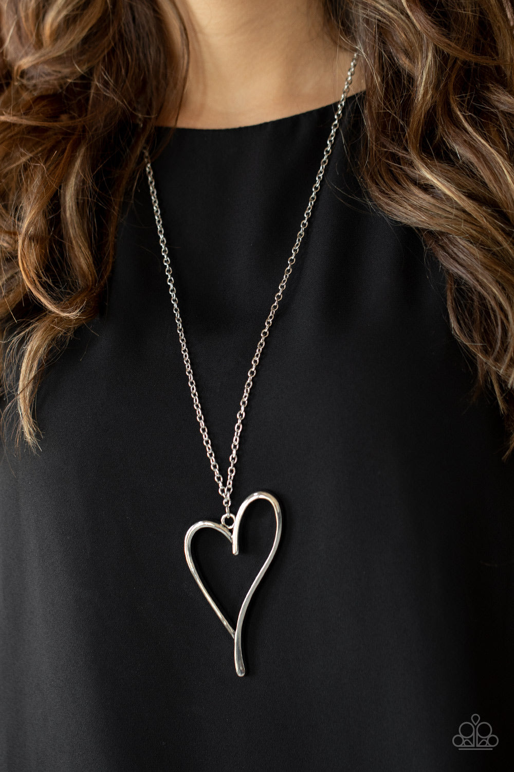 HEARTS So Good Silver Necklace