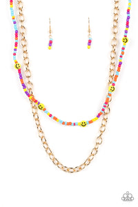 Happy Looks Good on You Multi Necklace