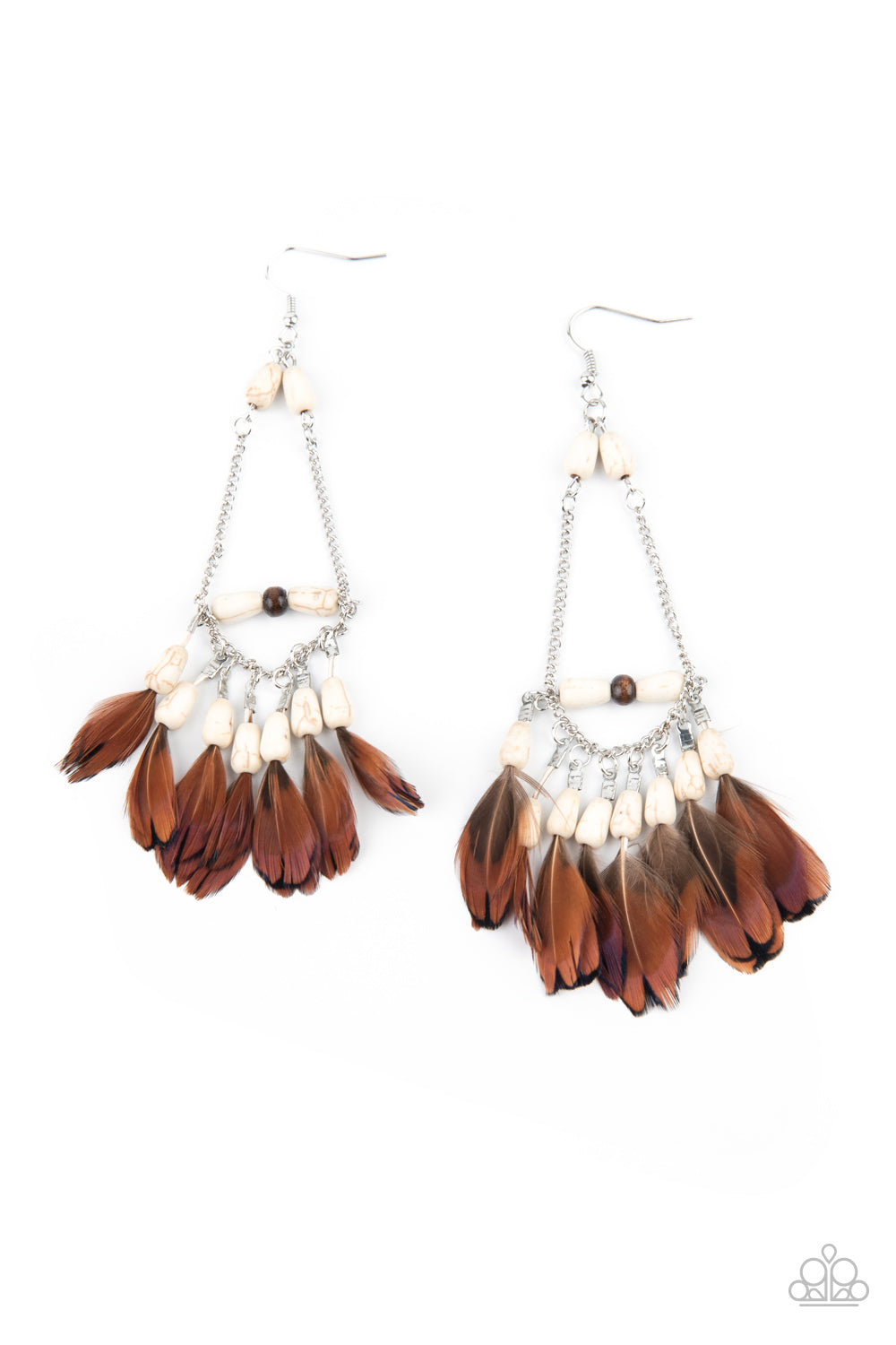 Haute Hawk White Earring
