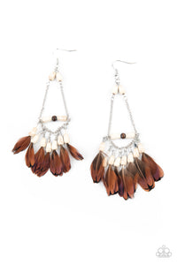 Haute Hawk White Earring