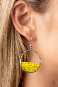 Head-Over-Horizons Yellow Earring