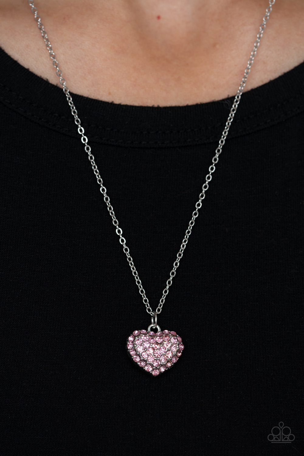 Heart-Warming Glow Pink Necklace