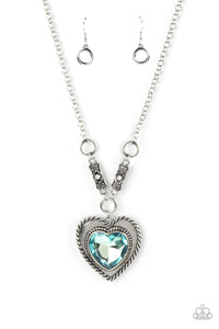 Heart Full of Fabulous Necklace (Blue, Pink)