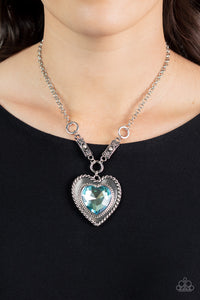 Heart Full of Fabulous Necklace (Blue, Pink)