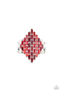 Hive Hustle Ring (White, Red)