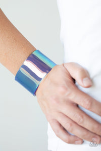 Holographic Aura Blue Bracelet