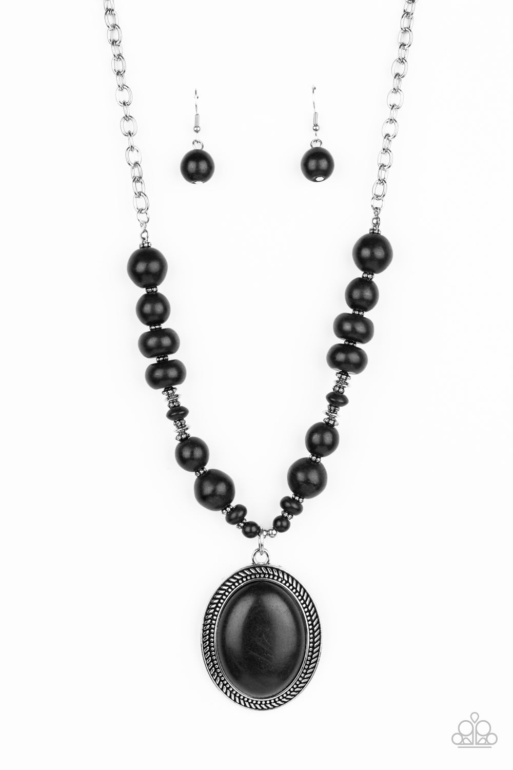 Home Sweet HOMESTEAD Black Necklace