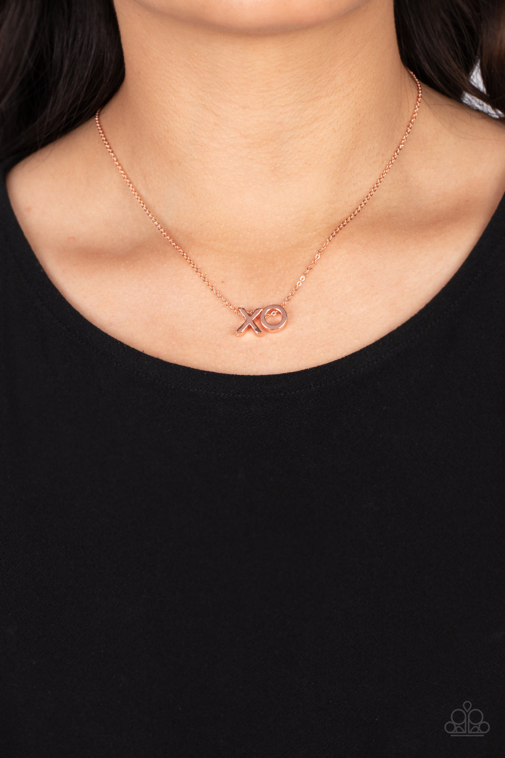 Hugs and Kisses Necklace (Copper, Gold, Silver)