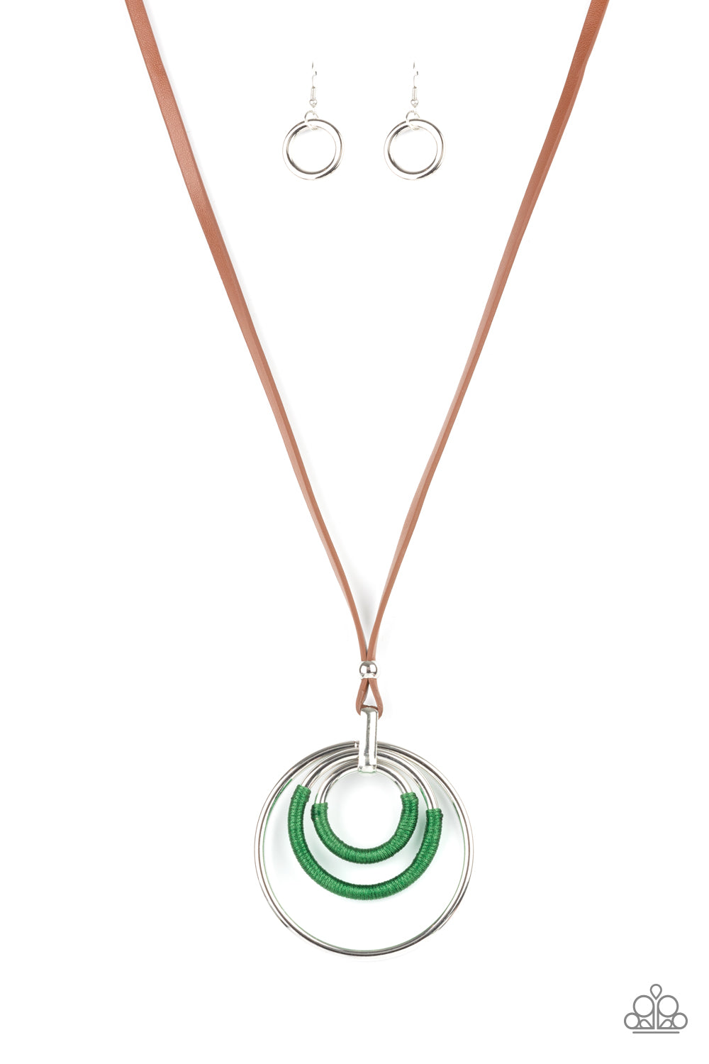 Hypnotic Happenings Necklace (Green, Red)