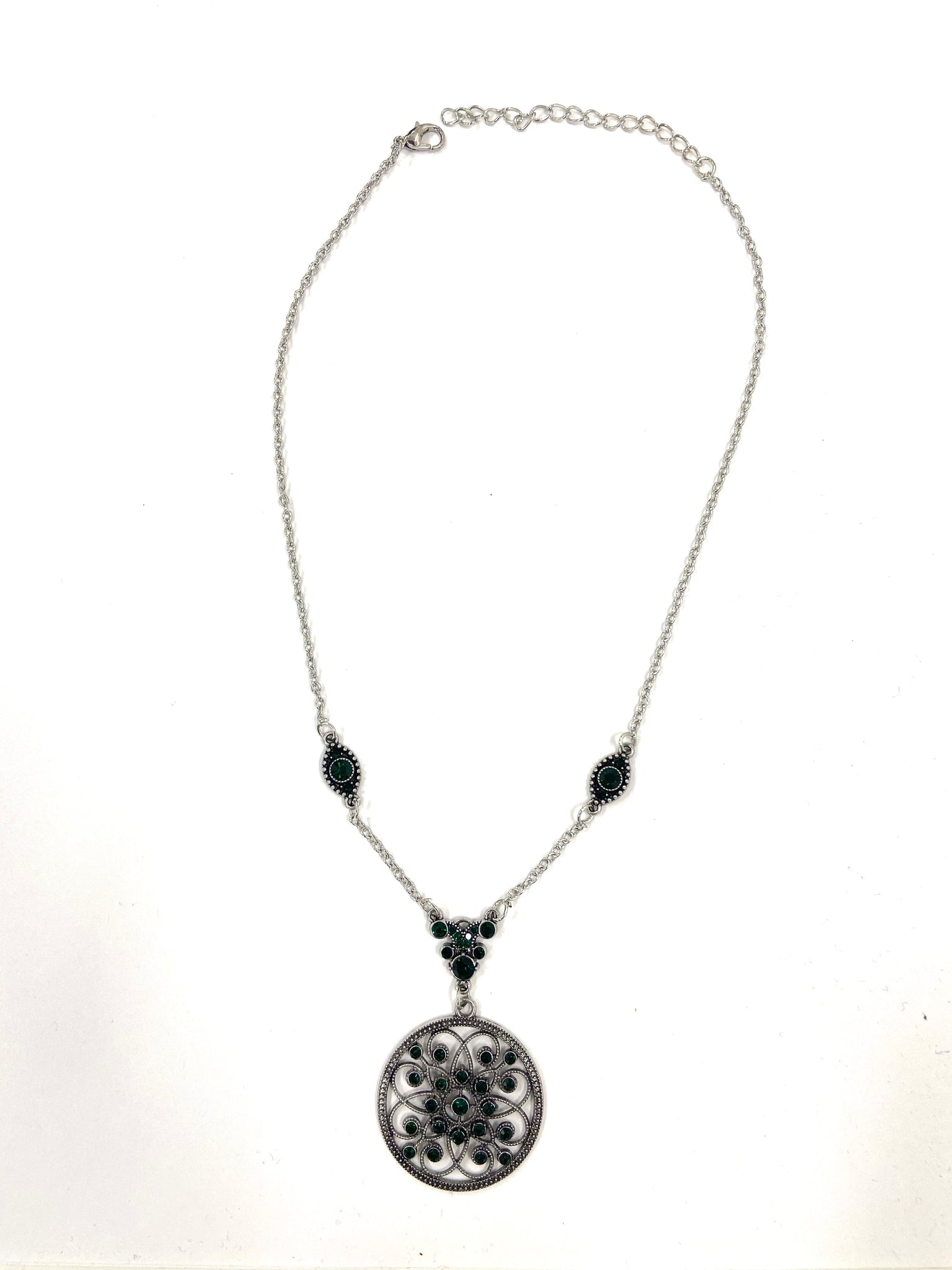 Timeless Traveler Green Necklace