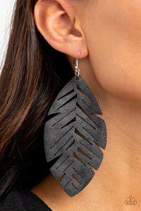 I Want to Fly Black Earring